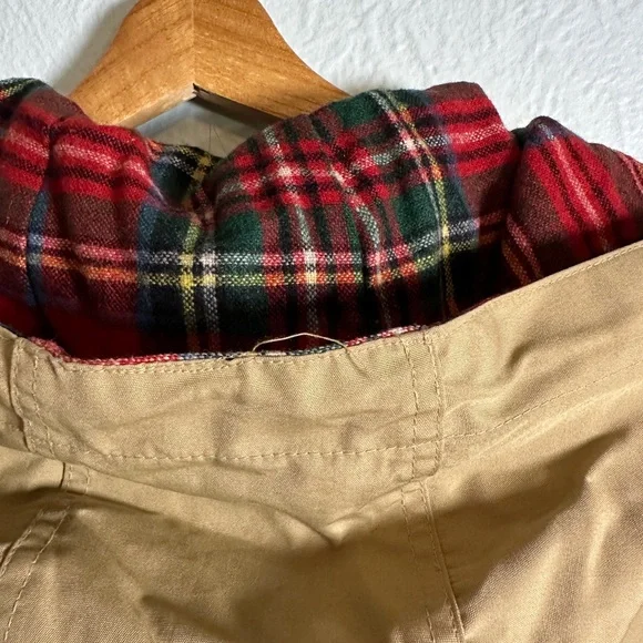 EMS Eastern Mountain Sport Wool Lined Hooded Parka Tan Men’s L Vintage - Picture 3 of 10